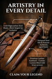 Kern Irish Sword - Hand Forged 5160 Steel Type XIX - Battle Ready Replica KoA
