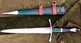 LOTR Strider Ranger dagger by Kingdom Of Arms with a sleek blade and decorative sheath.