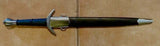 Wakefield Medieval Dagger with tapered blade and leather grip for historical reenactments.